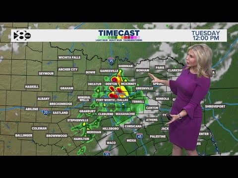 DFW Weather: Spotty rain for much of the workweek