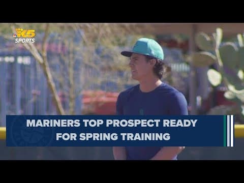 Mariners top prospect Cole Young excited for first spring training