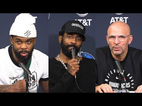 Mavericks vs. Heat | Kyrie Irving, Naji Marshall, Jason Kidd postgame press conference 11.24.24