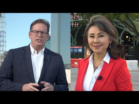 Dallas vs. Houston: KHOU 11's Shern-Min Chow and WFAA's Kevin Reece battle it out