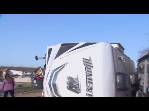 Storm damage across Parker County in North Texas