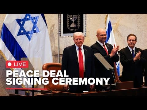 LIVE: Trump attends peace summit in Egypt