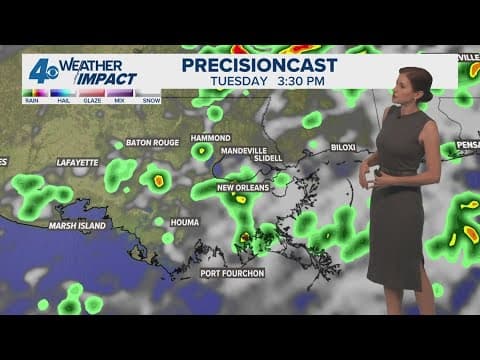 New Orleans Weather: Scattered rain helps ease the heat
