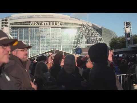 Cotton Bowl Classic: Thousands arrive at AT&T Stadium for Texas vs. Ohio State