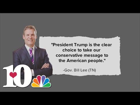 Tennessee governor Bill Lee endorses Donald Trump