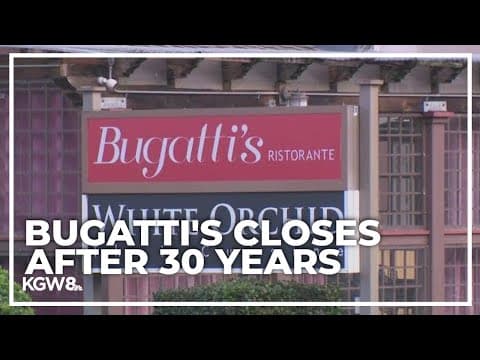 Beloved Italian restaurant Bugatti's in West Linn to close after 30 years