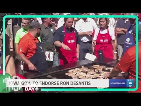 Iowa Gov. Kim Reynolds will endorse Florida Gov. Ron DeSantis for president