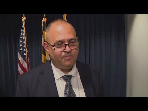 George Nader gives his first priority as Prince George's County Police Department chief
