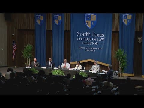 Houston mayoral candidates take questions at downtown forum