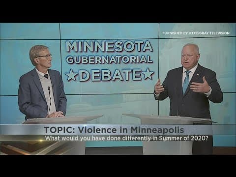 Walz, Jensen meet in Rochester for 2nd gubernatorial debate