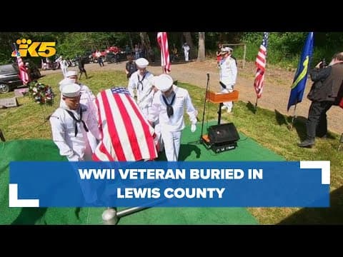 81 years after death, WWII veteran buried in Lewis County