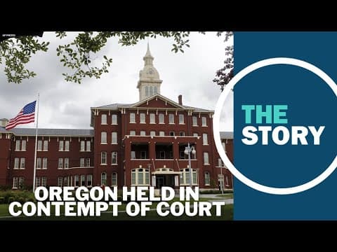 With Oregon now in contempt of court, advocates hope for change in psychiatric care system