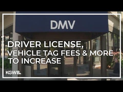 Higher DMV fees to start Jan. 1