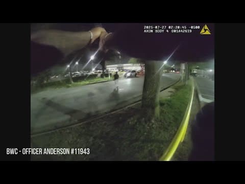 Body camera footage released after Dallas officer shot armed suspect in July 27 incident