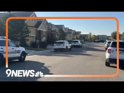 Large police presence after reports of gunfire at Thornton home