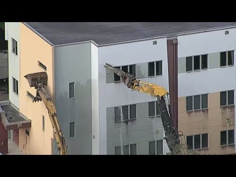 Crews demolishing Parkland high school 6 years after deadly mass shooting