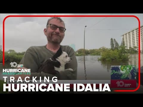 'It's never gotten this high before' | Bradenton resident and his animals ride out Hurricane Idalia
