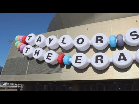 Taylor Swift's company buys giant bracelet that hung on Superdome
