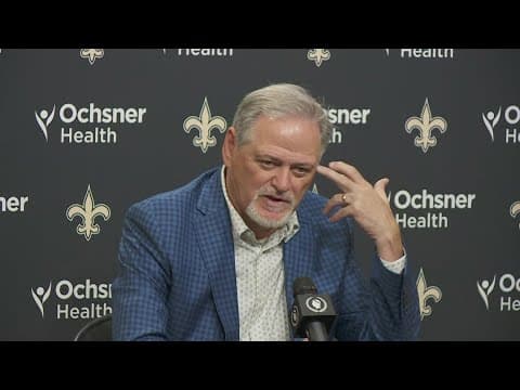 Saints GM Mickey Loomis gives update ahead of NFL Draft