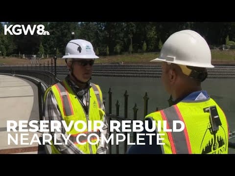 City of Portland nears completion of Washington Park reservoir overhaul