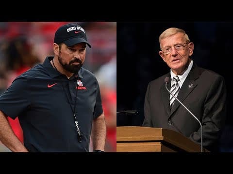 Breaking down the Lou Holtz, Ryan Day saga after Ohio State victory
