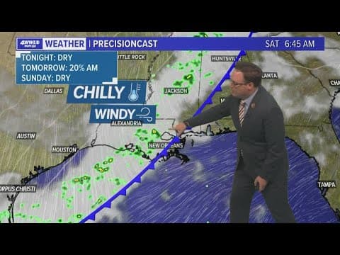Weekend Forcast: Cold front arrives Saturday morning