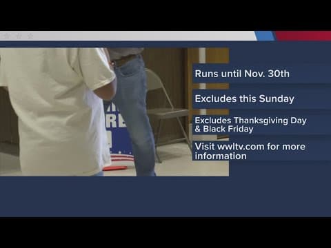 Early voting for Louisiana's Dec. 7 election begins