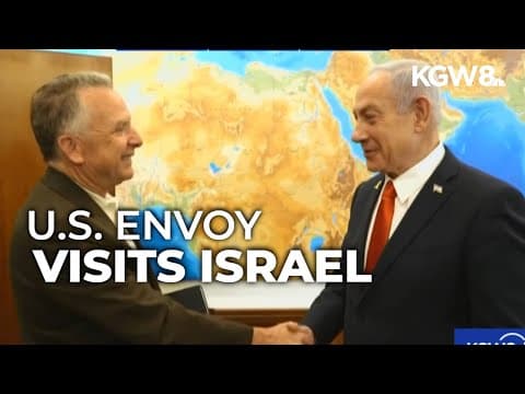 US envoy visits Israel amid growing hunger crisis in Gaza