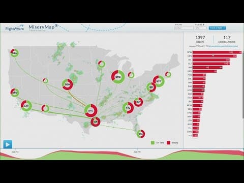 Houston travelers scramble after flights canceled due to Sunday storms