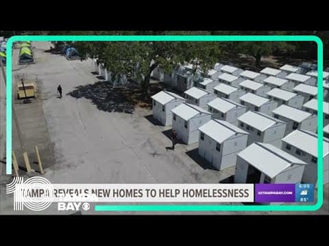 Tampa reveals new homes to help homeless community