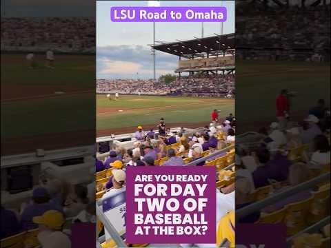 LSU faces Dallas Baptist in Day 2 of the Baton Rouge Regional. #lsubaseball #geauxtigers