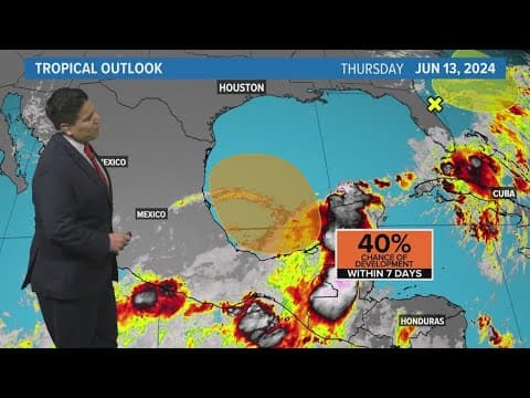 Tracking the Tropics: Watching area in Bay of Campeche, tropical downpours possible next week