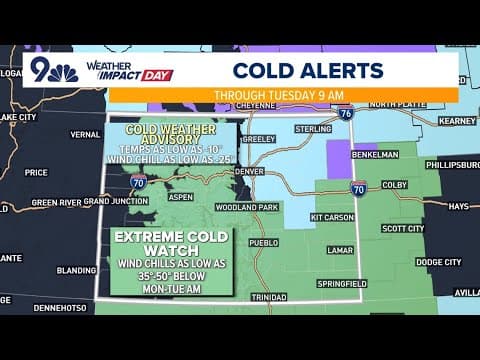 Extended forecast | Snow returning as polar vortex moves through Colorado