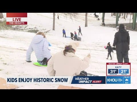 KHOU 11 team coverage: Houston area hit with snow, winter weather