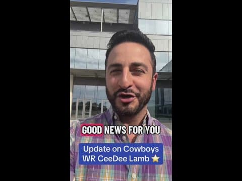 Update on Cowboys WR CeeDee Lamb