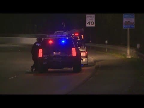 Man killed in homicide crashed into light poles in Kent, police say