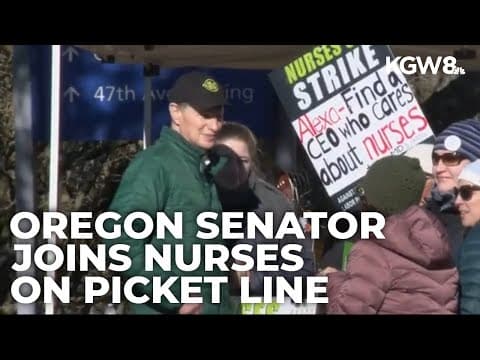 Providence strike enters Day 10 as Sen. Ron Wyden joins picket line