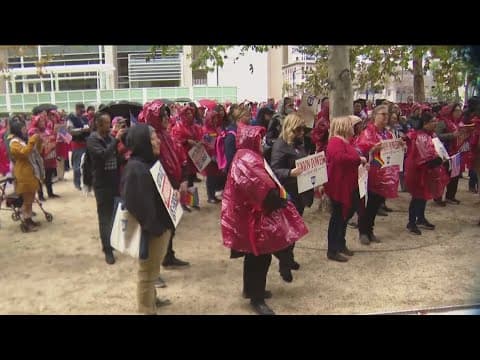 Protests across San Diego against job cuts to Departments of Education and Veterans Affairs