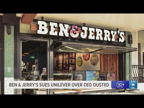 Ben & Jerry's alleges parent company Unilever removed its CEO over social activism