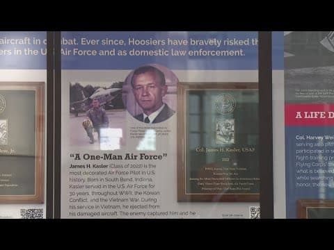 Hoosier aviation history now on display at Indianapolis International Airport