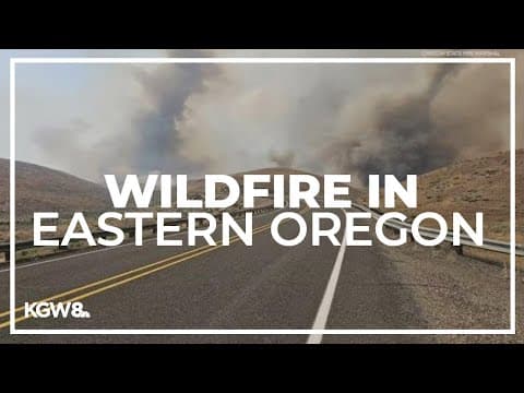 Cow Valley Fire in Eastern Oregon burns 83K acres