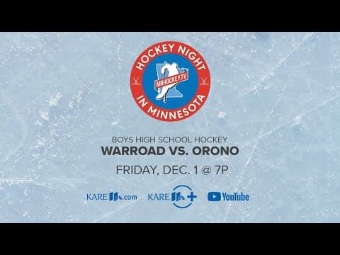 WATCH: Hockey Night in Minnesota | Dec. 1: Warroad vs. Orono (boys)