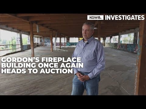Touring the Gordon’s Fireplace building ahead of the auction