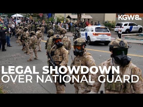 Timeline: Legal showdown over National Guard deployment in Portland
