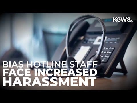 Oregon's bias hotline staff faced a 165% increase in harassment in 2024, report says