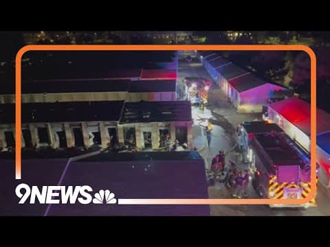 Multiple storage units damaged by fire in Centennial