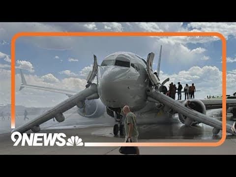 American Airlines flight evacuated at Denver airport