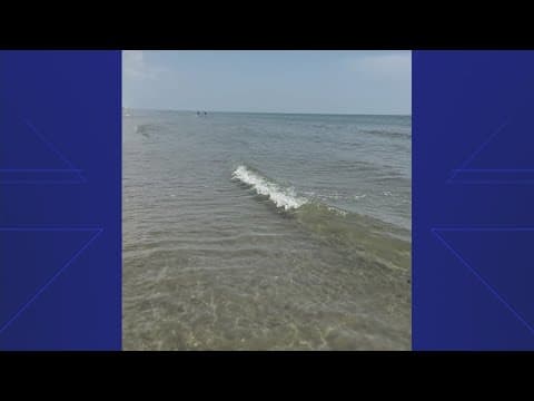 Clear water returns to Galveston, Texas