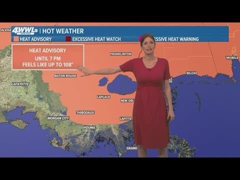 New Orleans Weather: Could rain help relieve current heat advisory?