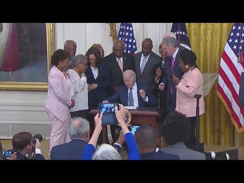 Former President Biden may attend Juneteenth celebrations on Galveston Island